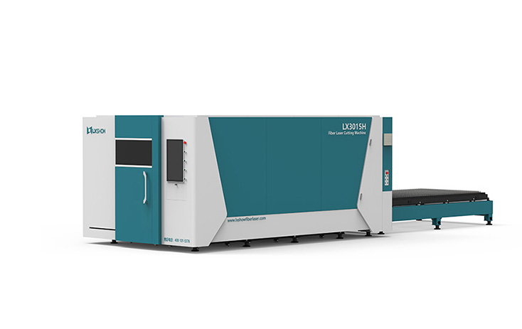 LX3015H大包圍交換臺(tái)光纖激光金屬切割機(jī)